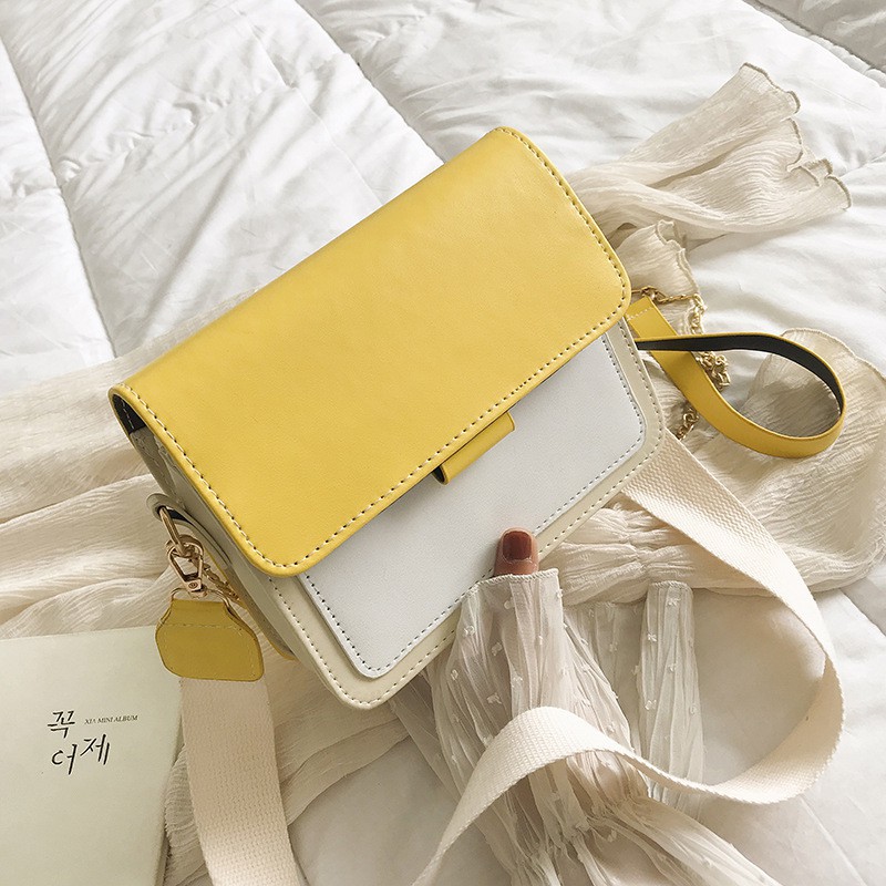 [Mã FAMAYWA2 giảm 10k đơn từ 50k] TÚI ĐEO CHÉO NỮ DA TRƠN MỀM PHỐI MÀU ĐẸP THỜI TRANG | BigBuy360 - bigbuy360.vn