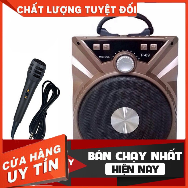 [FREESHIP] Loa bluetooth hát karaoke P87 P88 P89 tặng 1 micro hát karaoke KGR - Hàng chất lượng, cam kết giá tốt nhất mi