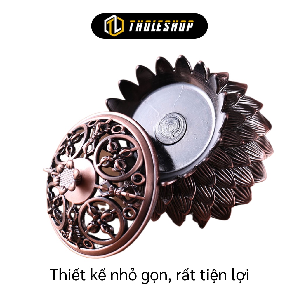 Lư Đồng - Lư Đốt Hương Hình Hoa Sen Bằng Đồng, Lư Xông Trầm Giải Tỏa Mệt Mỏi 7384
