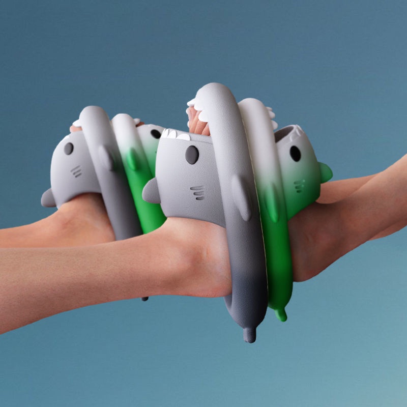 Xăng đan Hình Cá Mập Chống Trượt Cho Người Lớn Và Trẻ Em