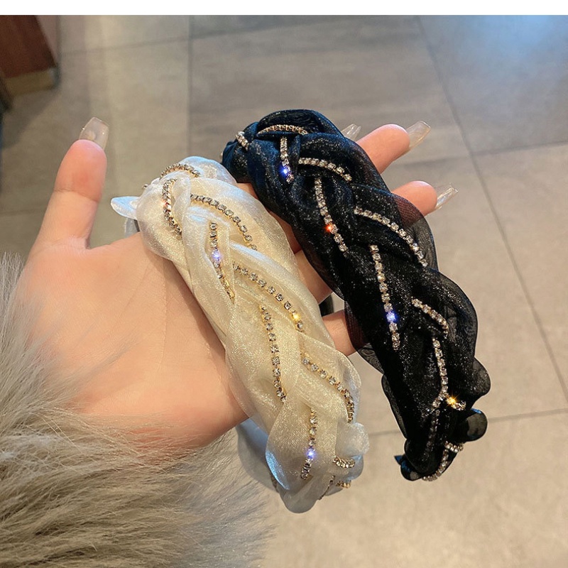 Băng Đô Đính Đá Lấp Lánh Phong Cách Mùa Hè Mới 2022 Cho Nữ