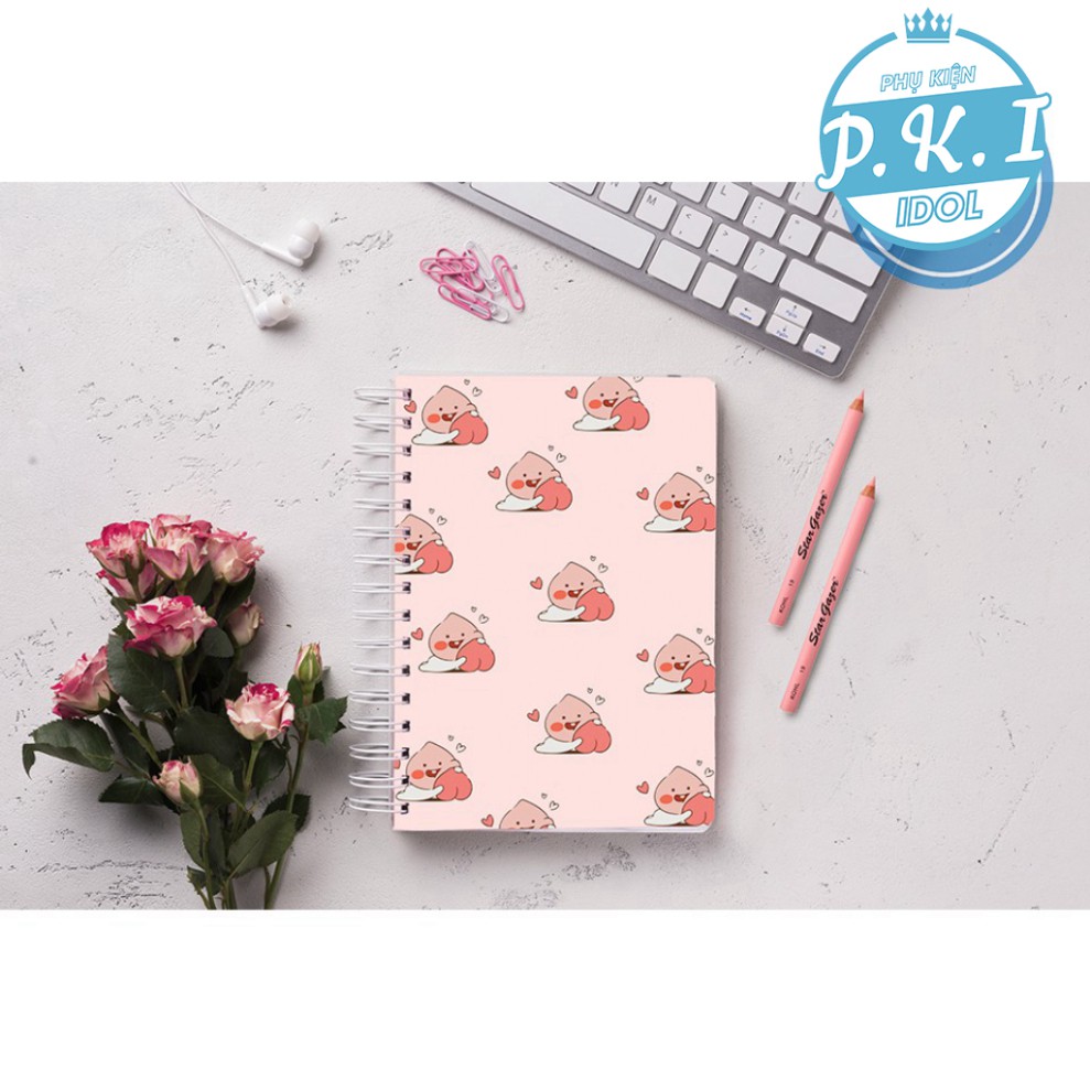 COMBO 3 NOTEBOOK APEACH - QUÀ TẶNG K-POP