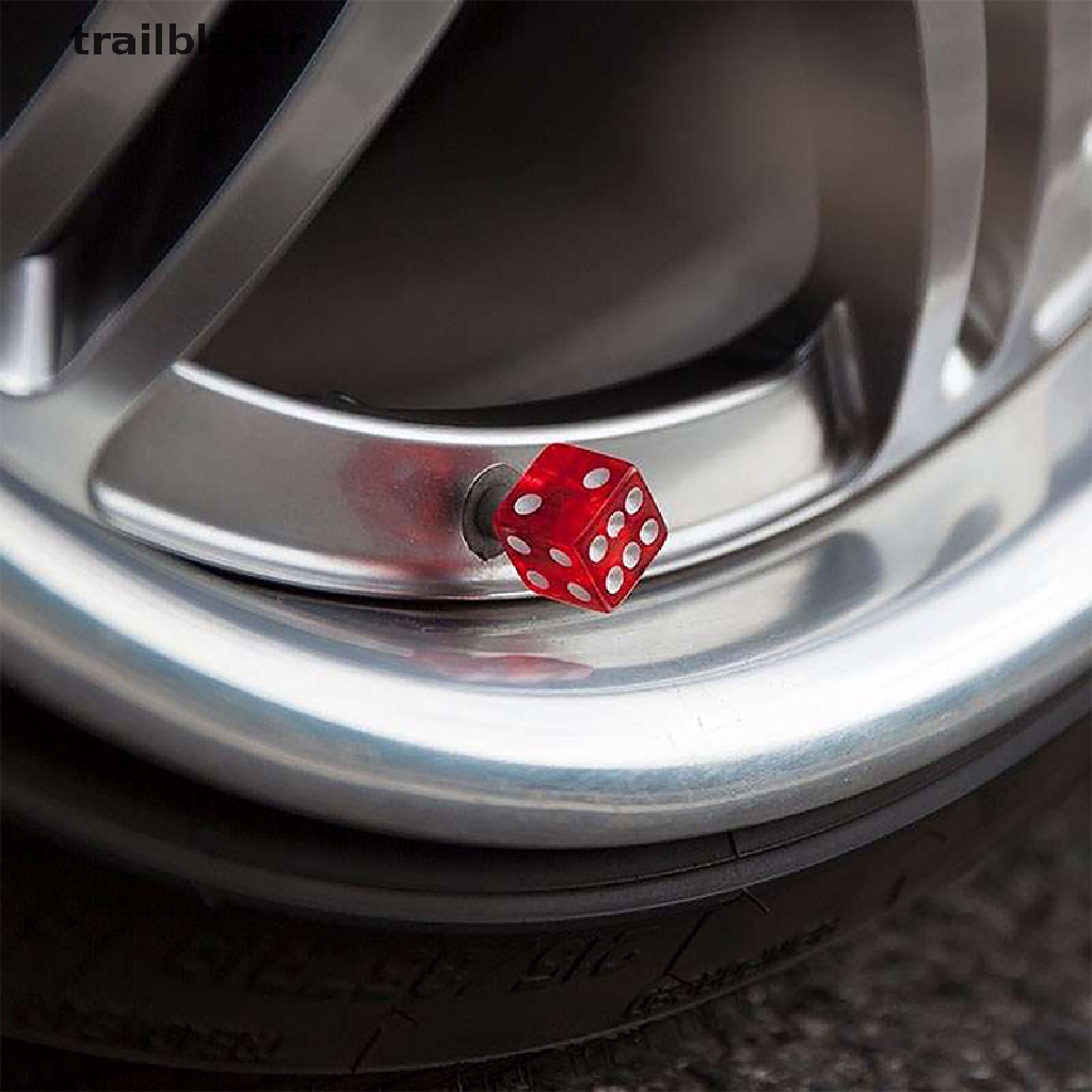 Nắp Van Bánh Xe Hơi / Xe Tải Hình Xúc Xắc Chống Bụi Bẩn Tiện Dụng