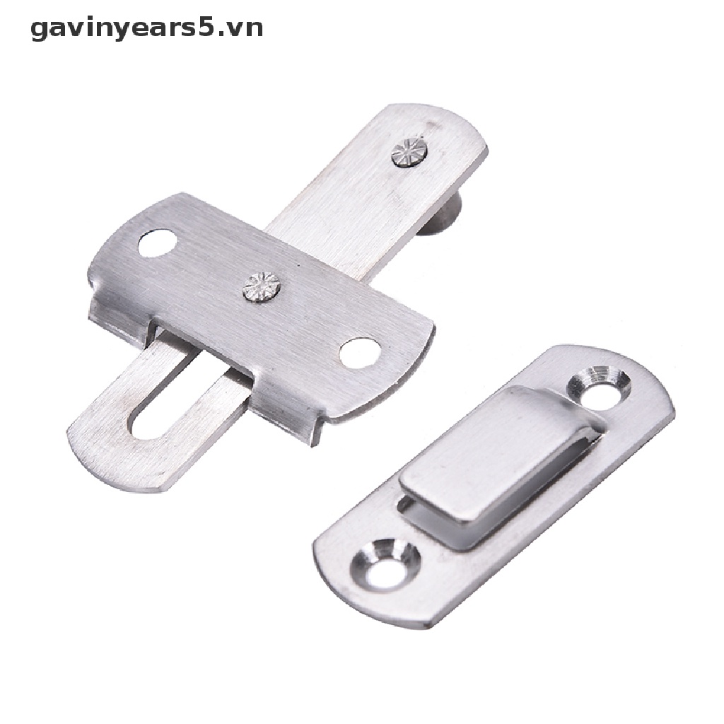 Bộ Chốt Cửa An Toàn Bằng Thép Không Gỉ Kèm Ốc Vít Mới Tiện Dụng Cho Gia Đình