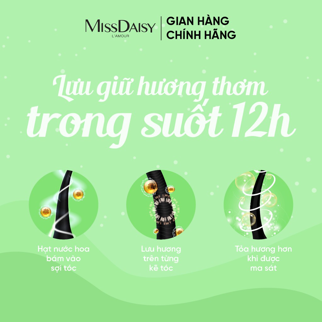 Bộ Dùng Thử Chăm Sóc Tóc Hương Nước Hoa MISSDAISY Chiết Xuất Hoa Hồng Bungari & Gỗ Mun | BigBuy360 - bigbuy360.vn