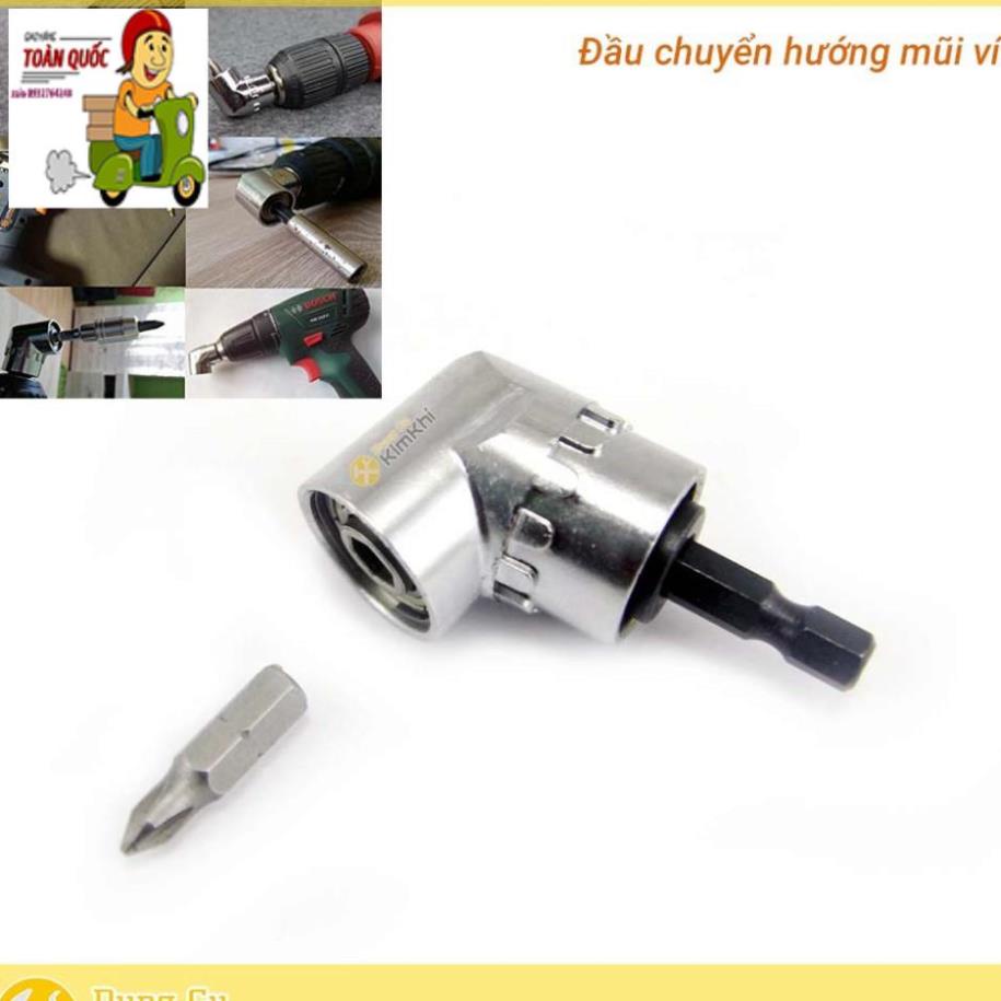 Đầu chuyển hướng mũi tua vít, mũi khoan chuôi lục giác 6.35mm