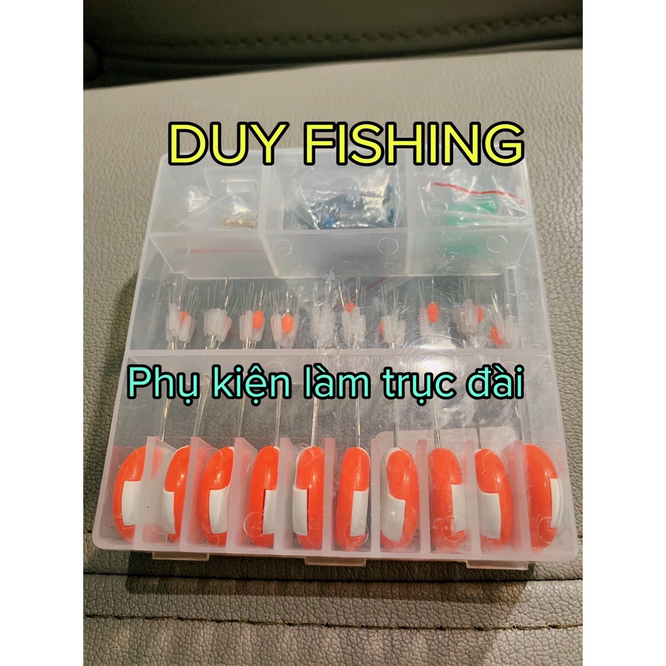 Bộ Phụ Kiện Câu Đài - Bộ Phụ Kiện Làm Trục, Thẻo Câu Đài - Duy Fishing