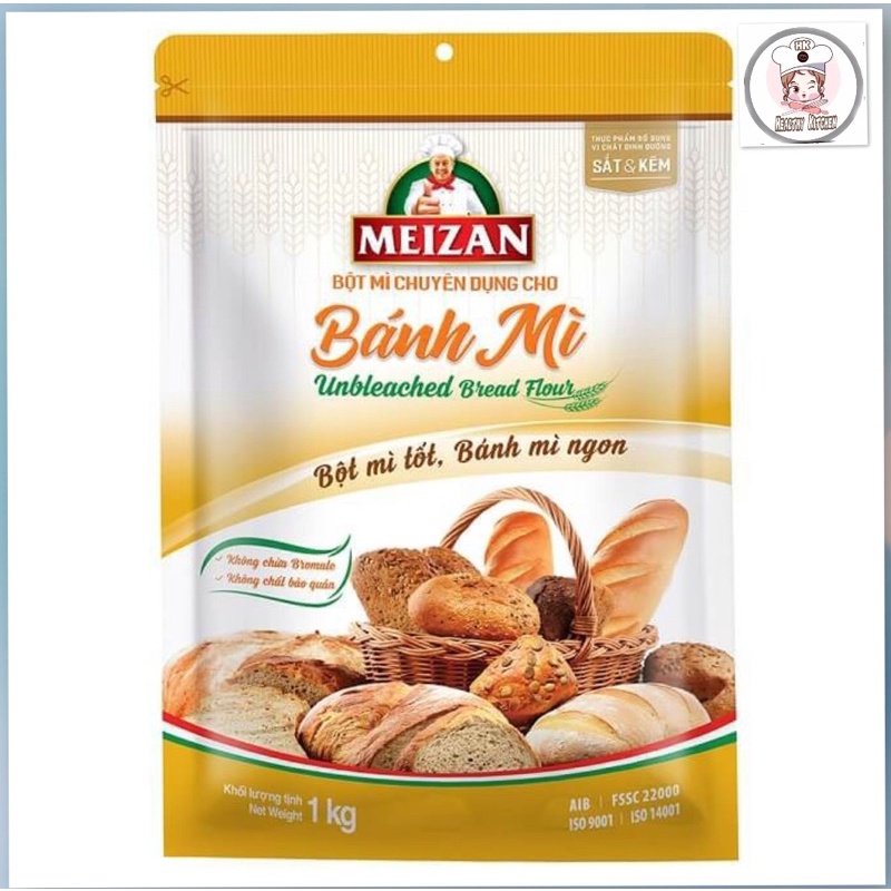 Bột Mì Chuyên Dụng Cho Bánh Mì MEIZAN 1KG