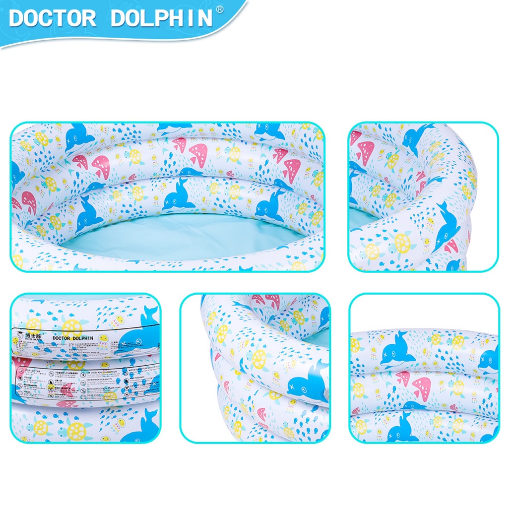 Bể bơi cho bé 3 tầng Doctor Dolphin Chính hãng | Bể bơi cao cấp cho bé mẫu mới nhất 2022