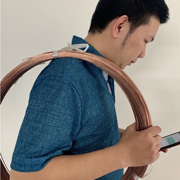 Dây Đồng Đỏ Trần Nguyên Chất,Sợi Đồng Trần Giá Bán Theo 5 Mét Kích Thước 1ly, 1,5 ly, 2 ly