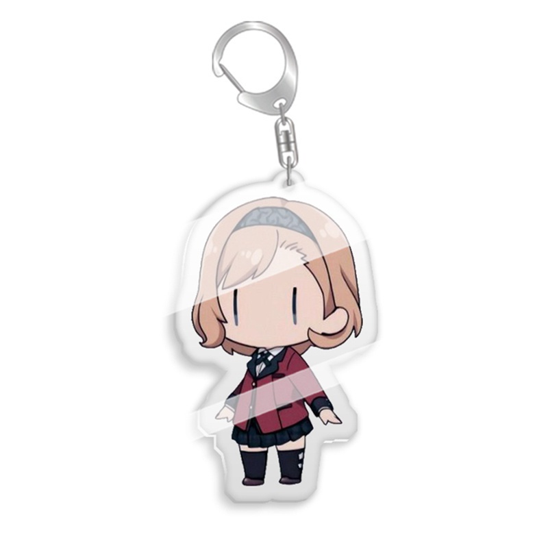 Móc chìa khóa bằng nhựa acrylic hình nhân vật hoạt hình Sayori Yuri Natsuki Monika dễ thương