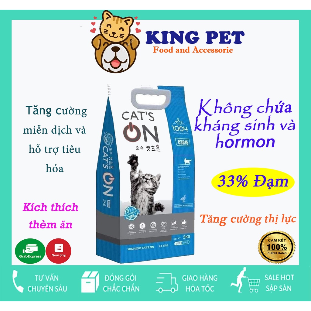 Thức Ăn cho mèo Cats On 5kg nhập khẩu Hàn Quốc