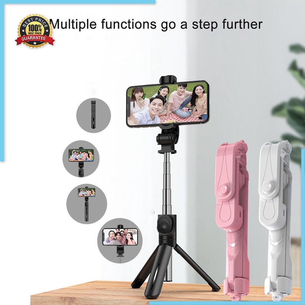 Gậy Tự Sướng Xoay 360 Độ Có Thể Điều Chỉnh Tích Hợp Đèn Led | BigBuy360 - bigbuy360.vn