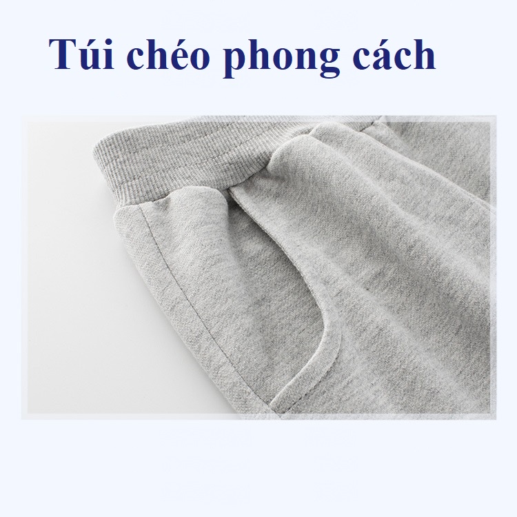 Quần dài bé trai gái thu đông nỉ da cá dày dặn mền mịn cho trẻ em 2 đến 10 tuổi Bigkids