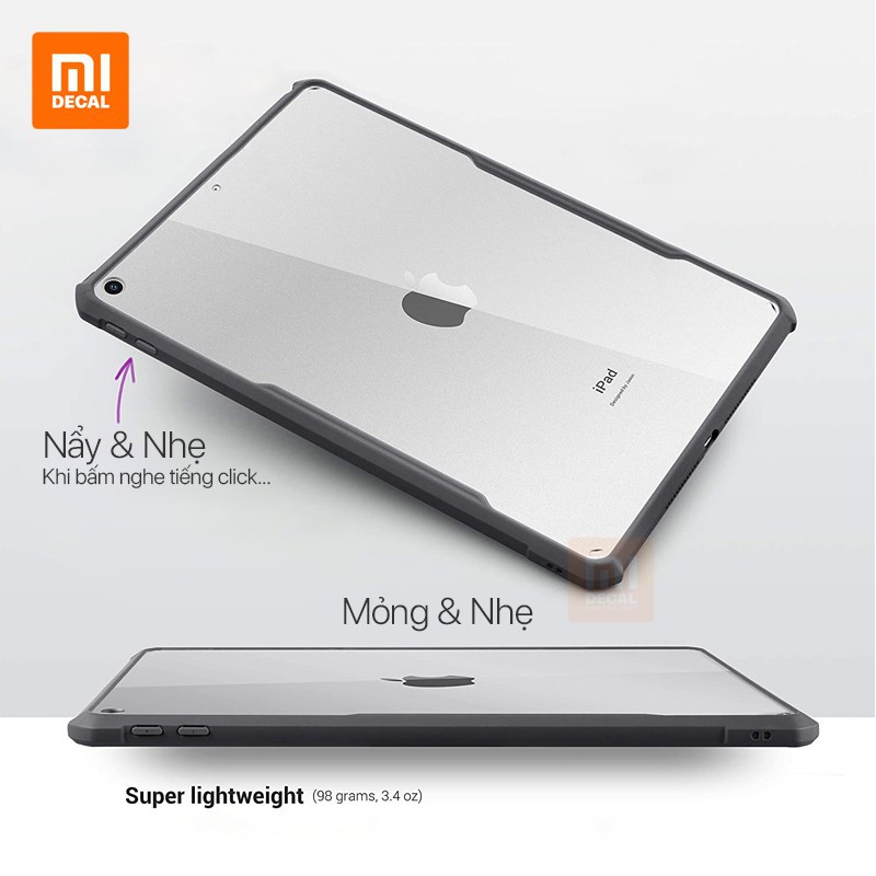 Ốp lưng XUNDD iPad 10.2' (2020 / 2019) / iPad 8/7, Mặt lưng trong, Viền TPU, Chống sốc | BigBuy360 - bigbuy360.vn