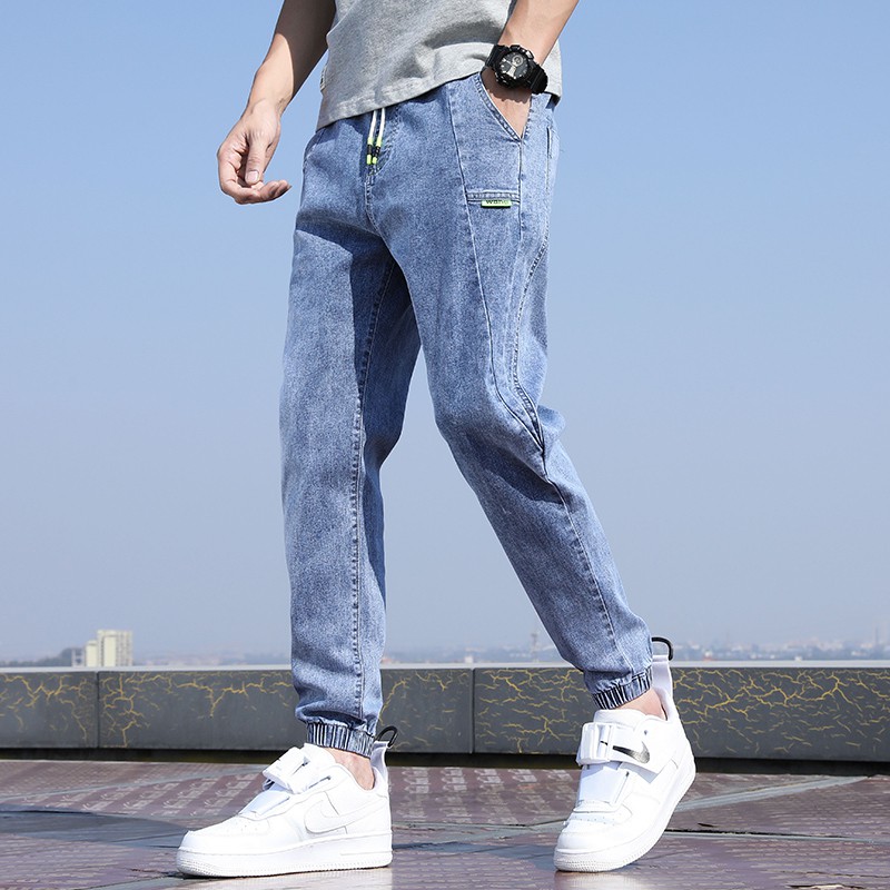 Quần Jeans Lưng Thun Co Giãn Size Lớn M-5Xl 2 Màu Lựa Chọn