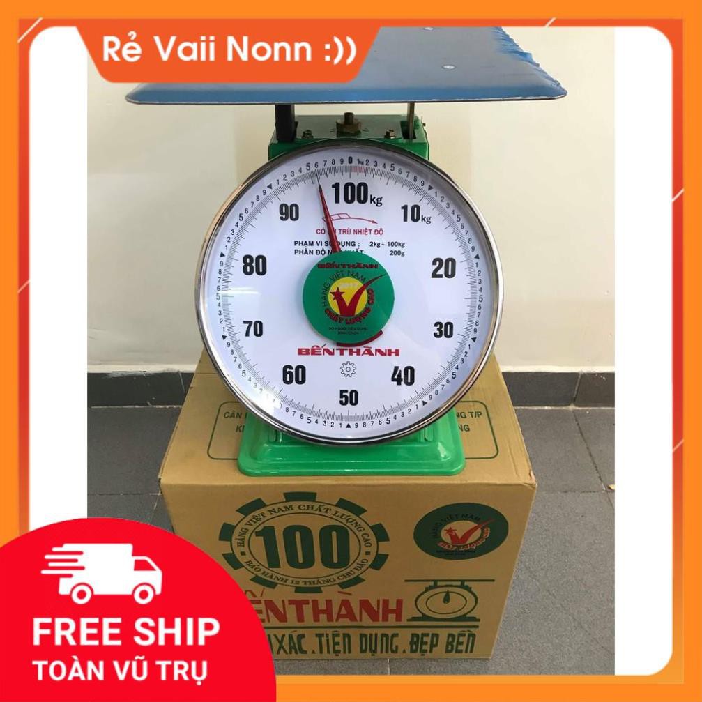 [ Rẻ Vô Địch ] Cân đồng hồ lò xo Bến Thành 100 kg