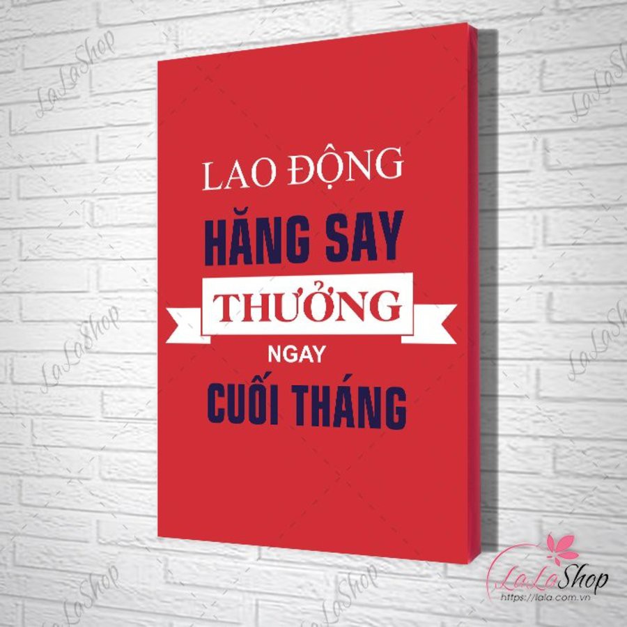 [HCM] Combo tranh Slogan văn phòng tạo động lực - Tranh canvas giá xưởng - Tặng kèm đinh 3 chân không cần khoan tường