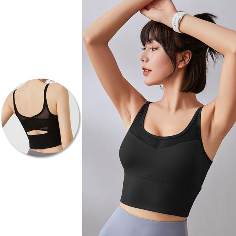 Áo bra thun lạnh chống sốc dây đôi SIÊU XINH, ôm body, tôn dáng, định hình vòng ngực