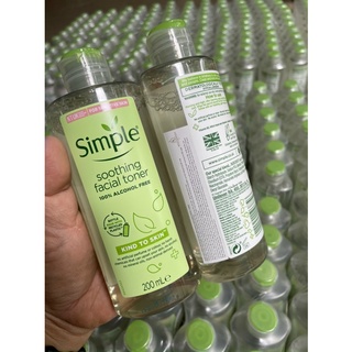 Toner Simple dịu nhẹ dưỡng da 200ml