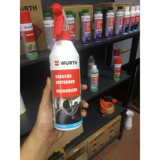 Chai xịt khử mùi nội thất wurth 500ml