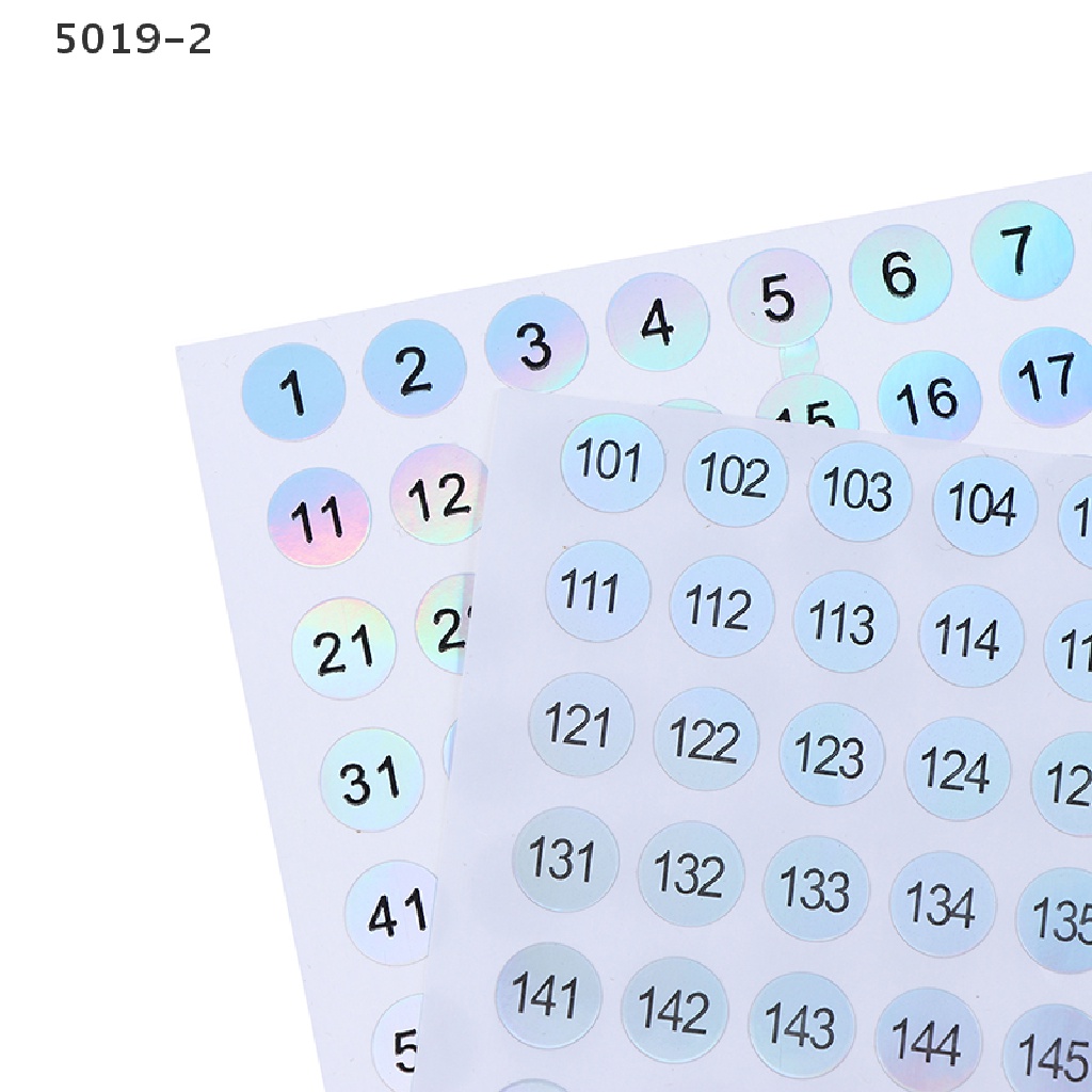 [GAV] Waterproof Number 1-200 Laser Labels Stickers Nail Polish Lipstick Number Tags {VN}