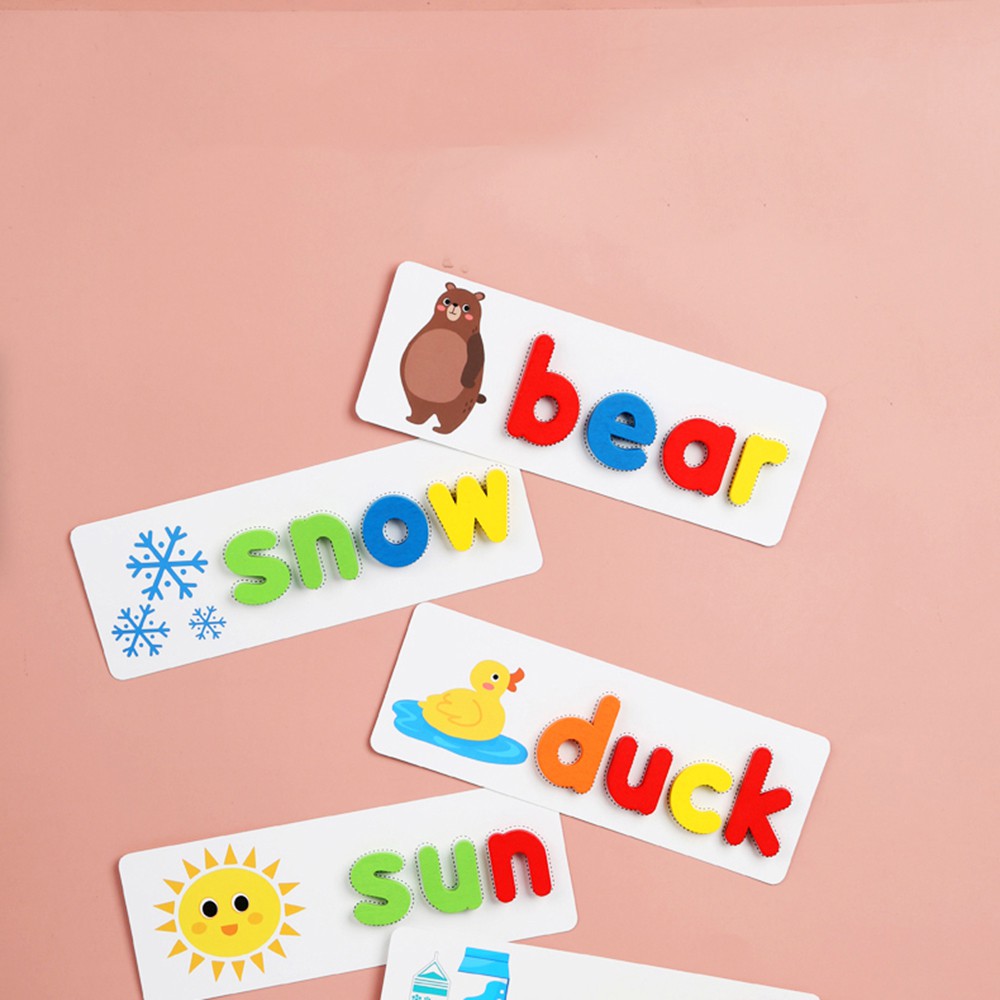 Đồ Chơi Giáo Dục Thông Minh SPELLING GAME Ghép Từ Tiếng Anh Theo Thẻ Cho Bé
