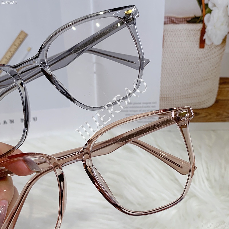 Kính TR90 Gọng Linh Hoạt Chống Tia Bức Xạ Tròng Kính Xanh Thời Trang Mới Cho Nam Nữ