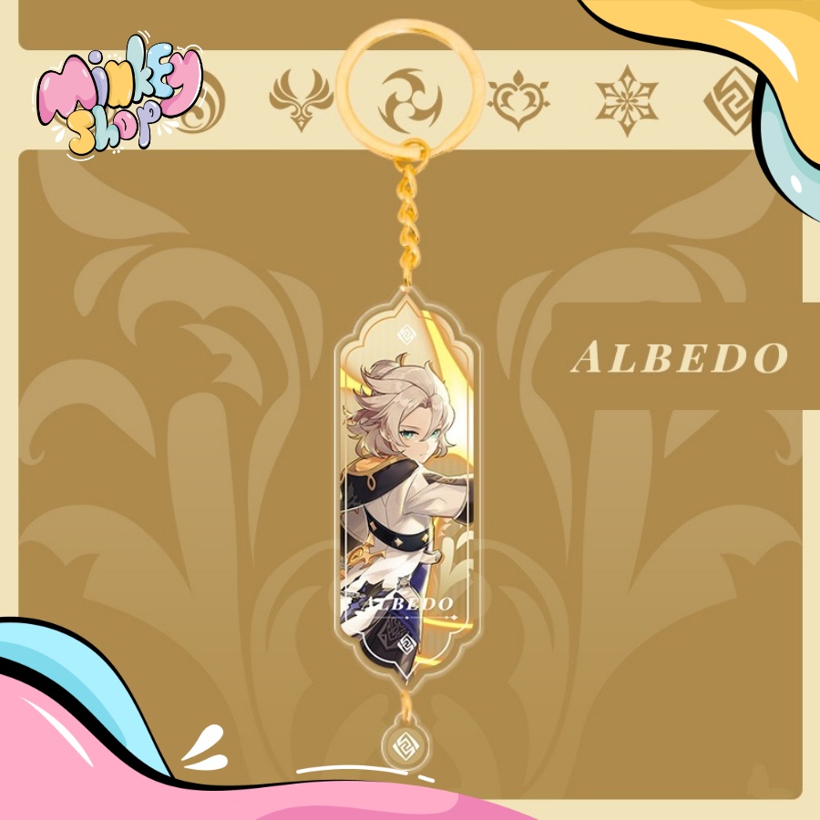 Móc Khóa GENSHIN Đẹp Dễ Thương phụ kiện ba lô, phụ kiện túi xách 02MKGEN -Minkey