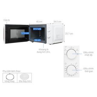 Lò vi sóng electrolux emm20k18gw