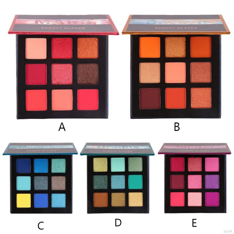 Bảng phấn mắt BEAUTY GLAZED lâu phai 9 màu thời trang | BigBuy360 - bigbuy360.vn