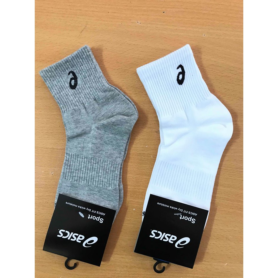 Tất thể thao 100% cotton loại mỏng