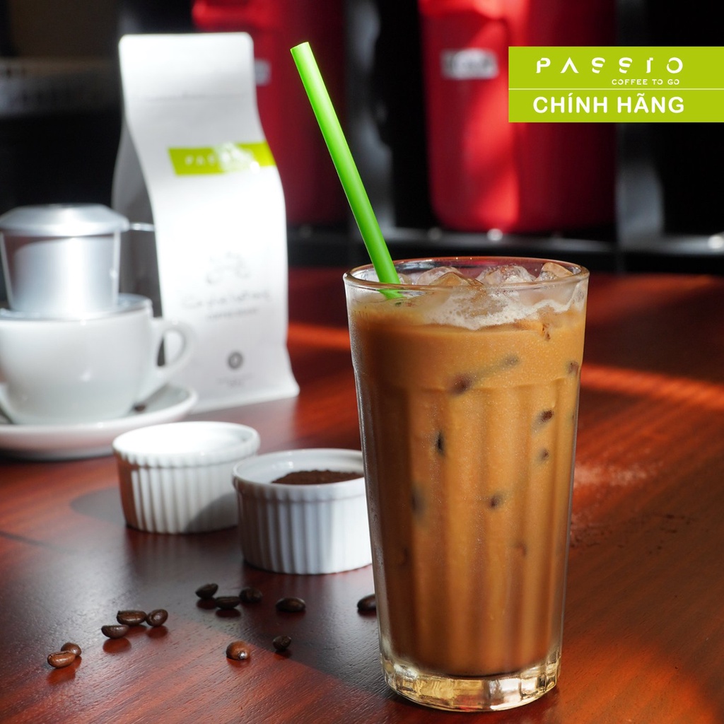 Cà phê Robusta dạng Hạt nguyên chất 100% rang mộc - Passio Coffee