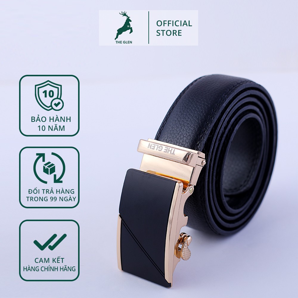 Thắt lưng nam thời trang hàn quốc - Dây lưng nam cao cấp 2021 da PU bảo hành 10 năm THE GLEN TG122