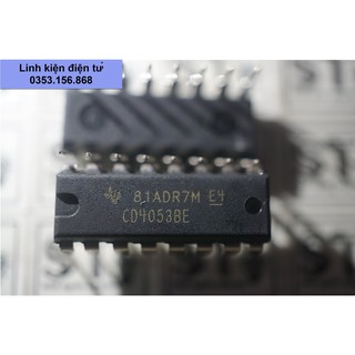 Cd4053 4053 cd4053be ic dồn/tách kênh dip-16 mới chính hãng 100%