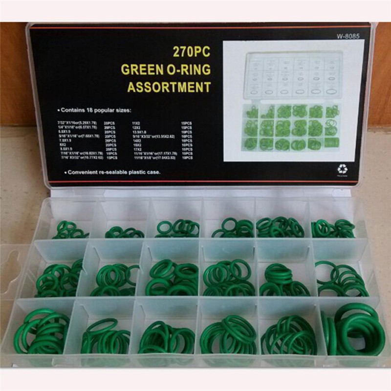 Bộ 270 Vòng Đệm Cao Su Phụ Kiện Cho Xe Hơi