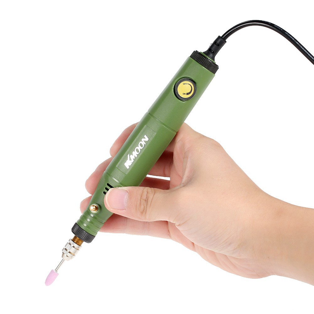 Máy khoan mài mini chạy bằng điện xoay chiều 110-230V hiệu KKmoon chất lượng cao chuyên dụng