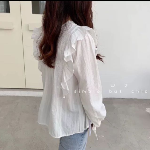 Áo baby doll vai bèo cánh tiên