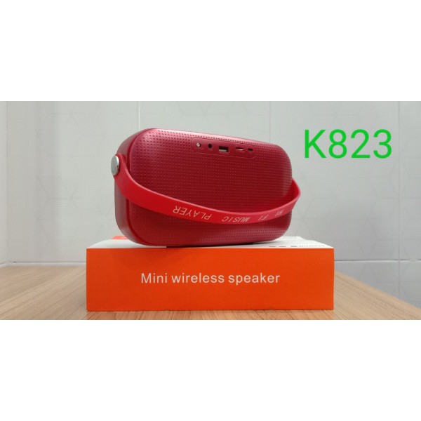 LOA BLUETOOTH WIRELESS K823 - THIẾT KẾ ĐẸP, ÂM THANH CHẤT- GIAO MÀU NGẪU NHIÊN