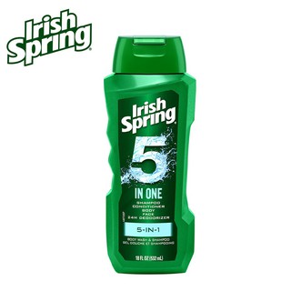 Dầu tắm gội irish spring 5 in one 532ml