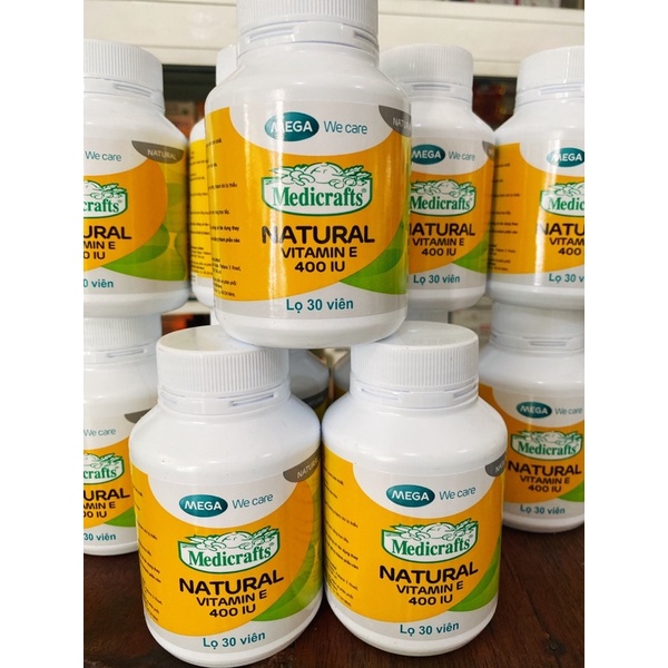 [CHÍNH HÃNG] MEDICRAFTS NATURAL VITAMIN E 400 IU ( ENAT 400 CHAI) chính hãng #MYPHAMGIARE