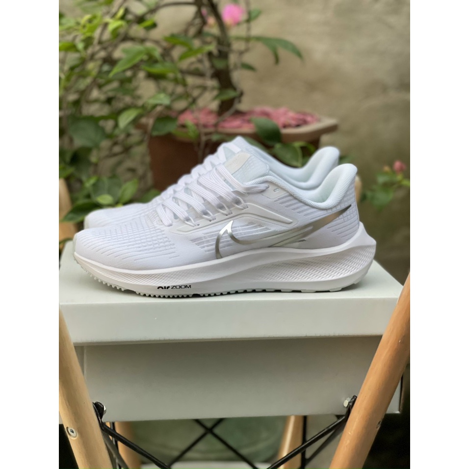 Giày thể thao sneaker air zoom trắng full siêu nhẹ 2022