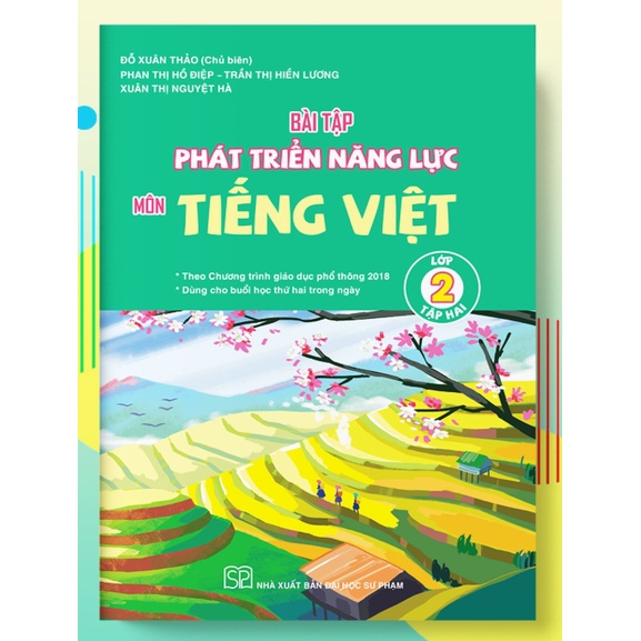 Sách - Bài tập phát triển năng lực học sinh môn tiếng việt lớp 2 ( tập 2 )
