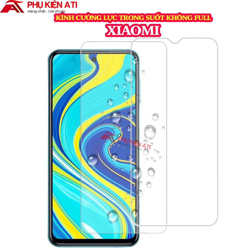 Kính Cường Lực Redmi 7/ Redmi 8/8A/ Redmi note 7/ Redmi note 8/ Redmi 9/9A/9C/ Redmi note 9s   -Trong suốt -ko full -9