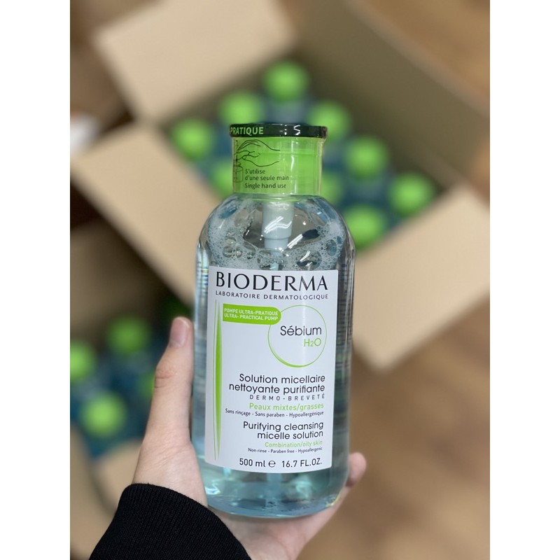 tẩy trang cho da dầu, mụn Sébium Bioderma | BigBuy360 - bigbuy360.vn