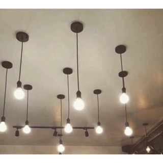 Bộ đui đế thả 1 mét và bóng đèn LED