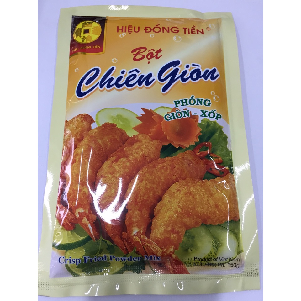 Bột chiên xù màu trắng / bột chiên giòn hòa nước - đồng tiền
