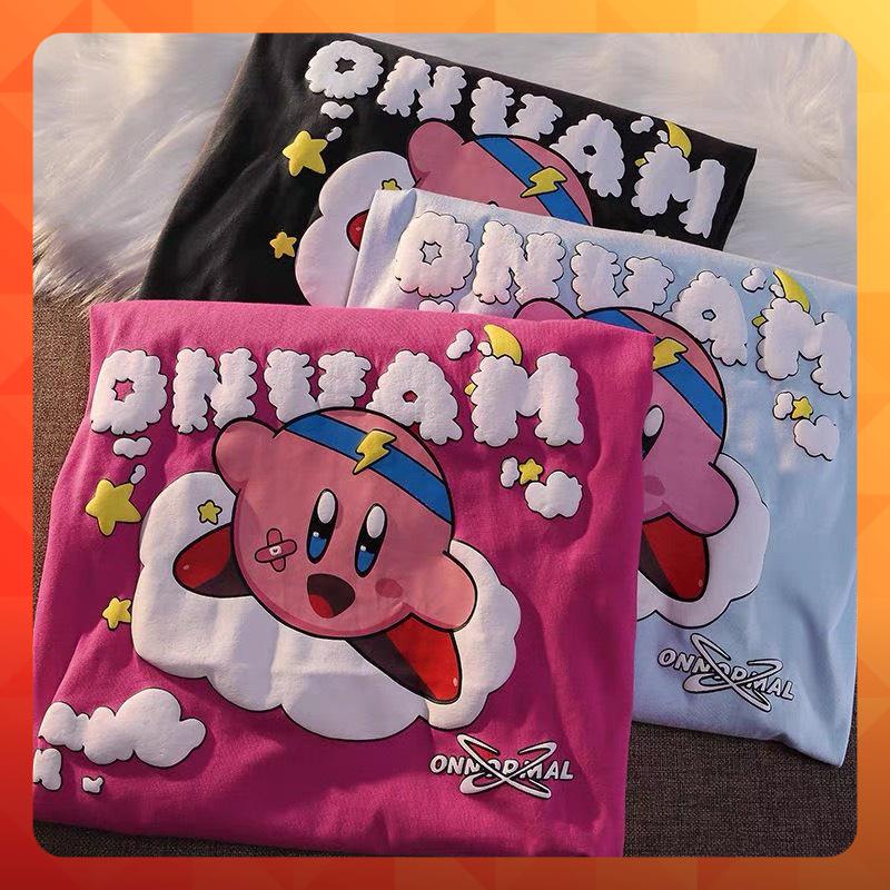 Áo thun tay lỡ form rộng Tshirt cotton in hoạt hình ONVAM đáng yêu - phông ulzzang oversize unisex nam nữ