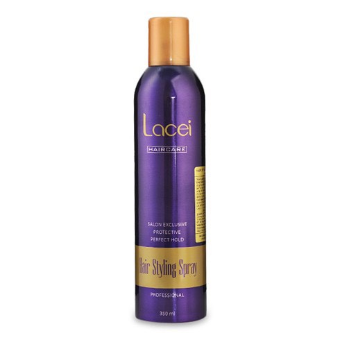 Keo xịt tóc,gôm xịt toc Lacei Hair Styling Spray 350ml-Keo mềm và keo cứng -dễ dàng tạo kiểu -giữ nếp lâu-mùi thơm dễ ịu