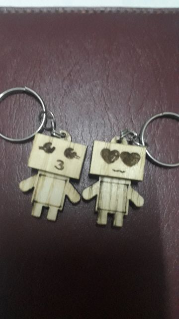 Móc khóa gỗ Danbo